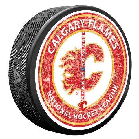 Calgary Flames Center Ice Puck