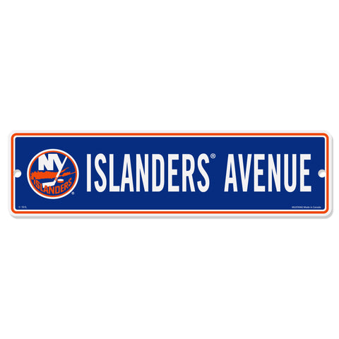 New York Islanders 4x15 Street Sign