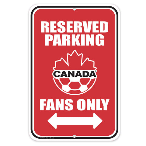 Canada Soccer 8x12 Parking Sign