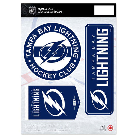Tampa Bay Lightning Fan Decal Set - 8