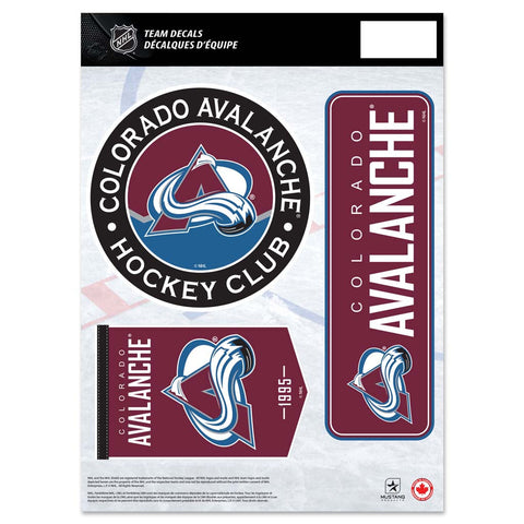 Colorado Avalanche Fan Decal Set - 8