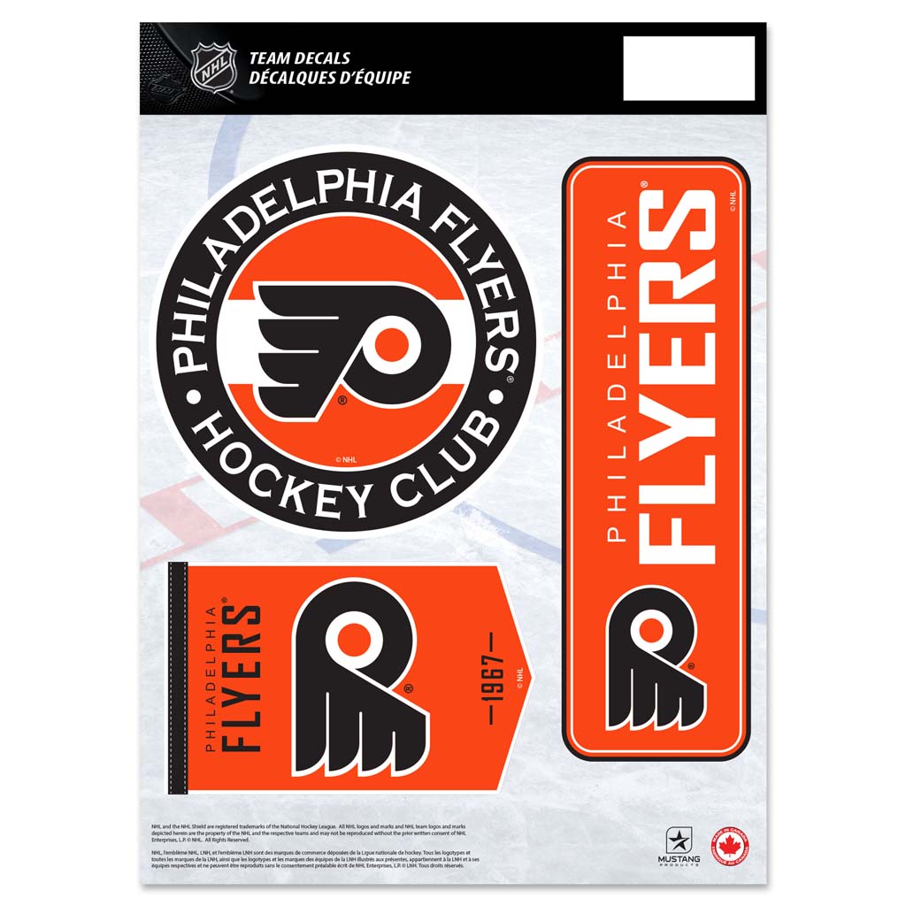 Philadelphia Flyers Fan Decal Set - 8