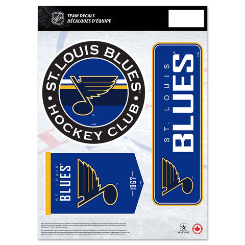 St. Louis Blues Fan Decal Set - 8