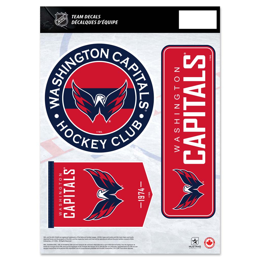 Washington Capitals Fan Decal Set - 8