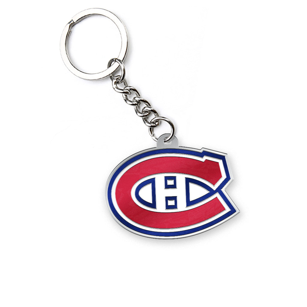 Keychain | Montreal Canadiens | Primary Logo – Mustang Wholesale