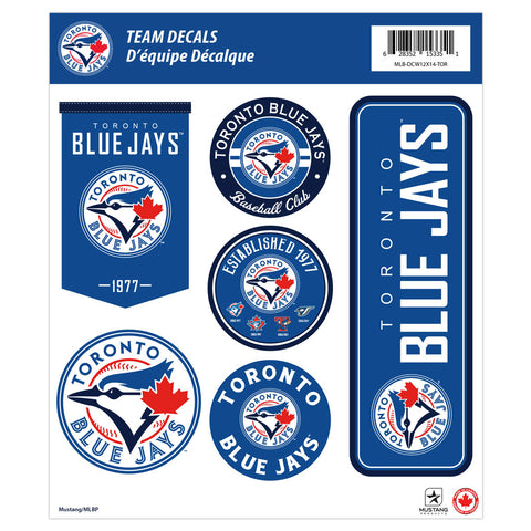 Toronto Blue Jays Fan Decal Set - 12