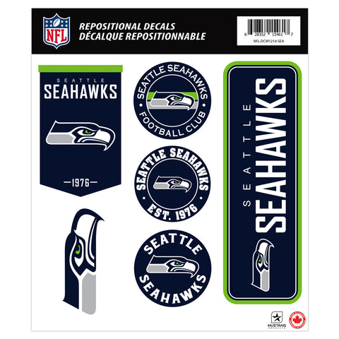 Seattle Seahawks Fan Decal Set - 12