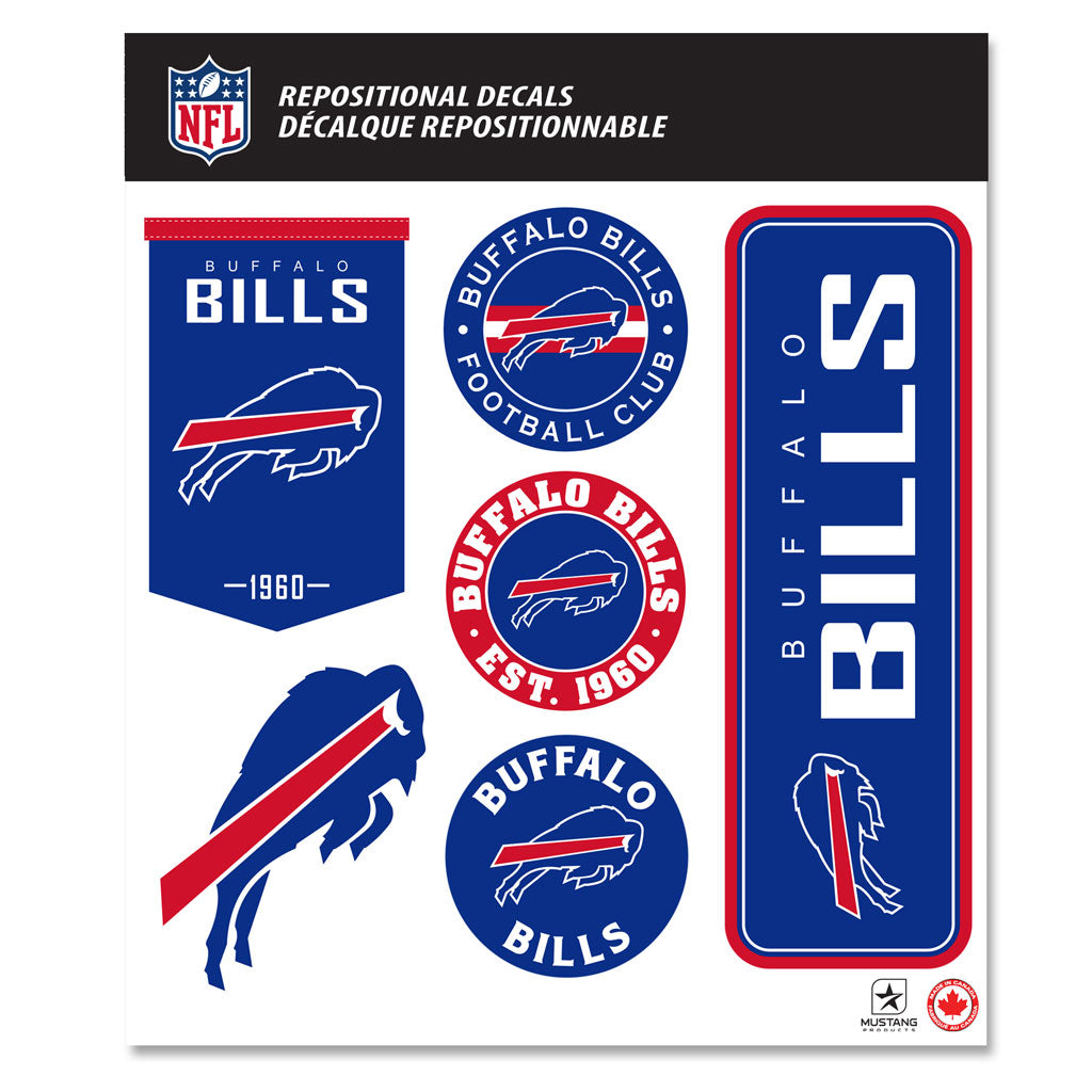 Buffalo Bills Fan Decal Set - 12