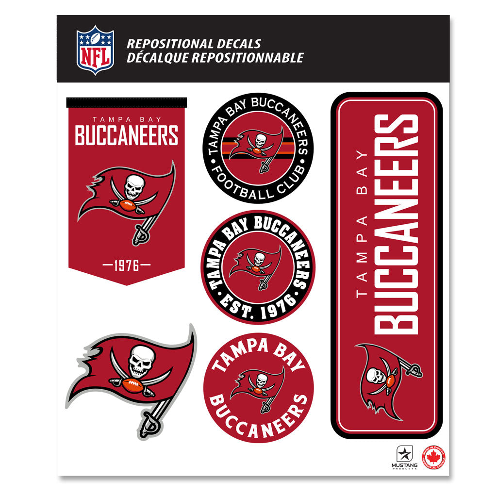 Tampa Bay Buccaneers Fan Decal Set -12