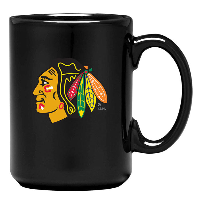 Chicago Blackhawks Black El Grande Mug