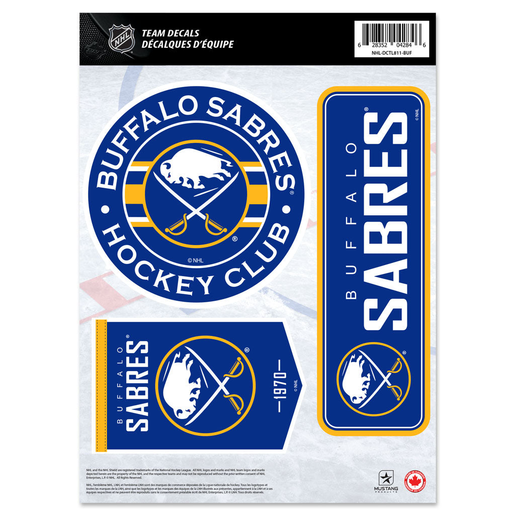 Buffalo Sabres Fan Decal Set - 8