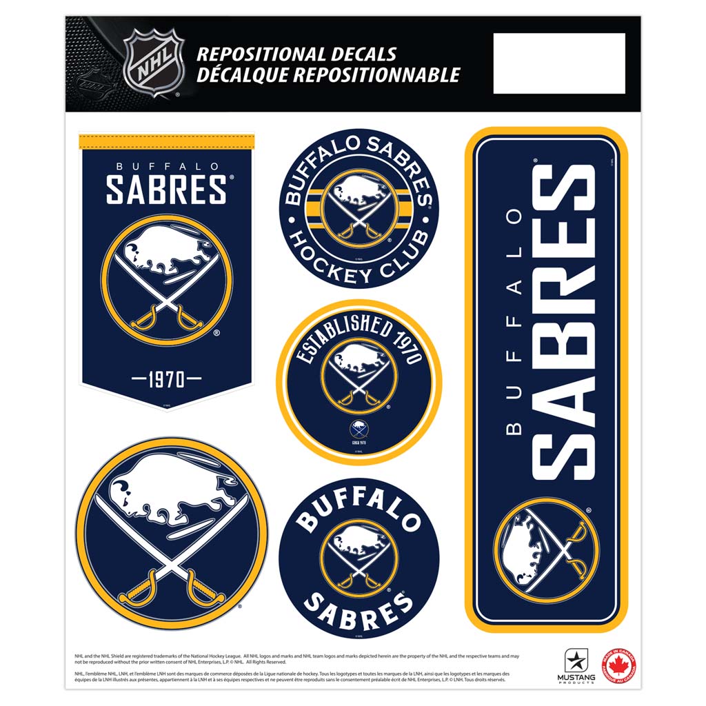 Buffalo Sabres Fan Decal Set - 12