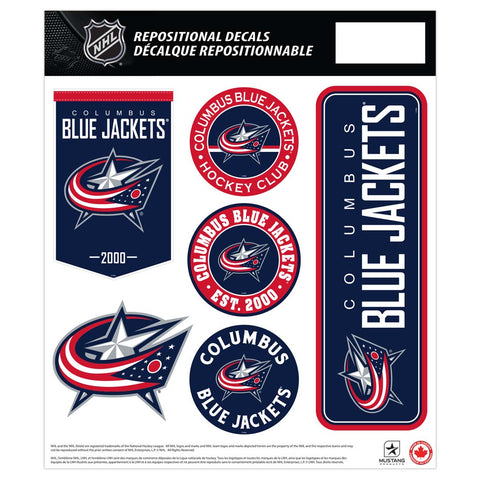 Columbus Blue Jackets Fan Decal Set - 12