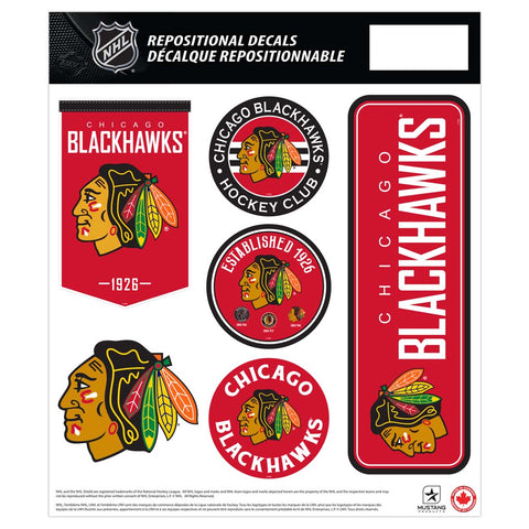 Chicago Blackhawks Fan Decal Set - 12