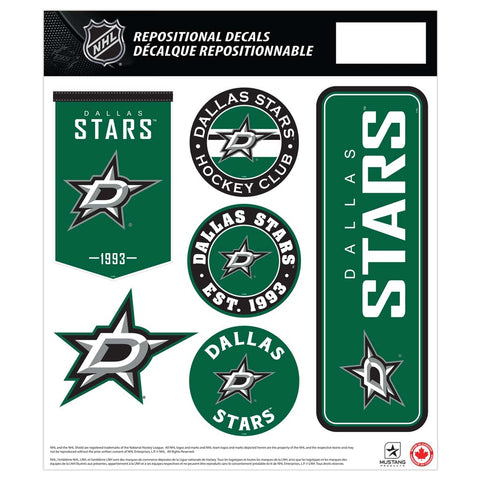 Dallas Stars Fan Decal Set - 12