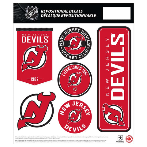 New Jersey Devils Fan Decal Set - 12