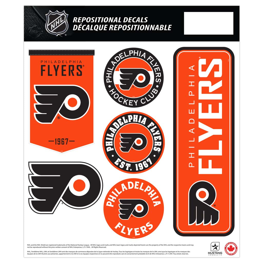 Philadelphia Flyers Fan Decal Set - 12