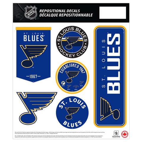 St. Louis Blues Fan Decal Set - 12