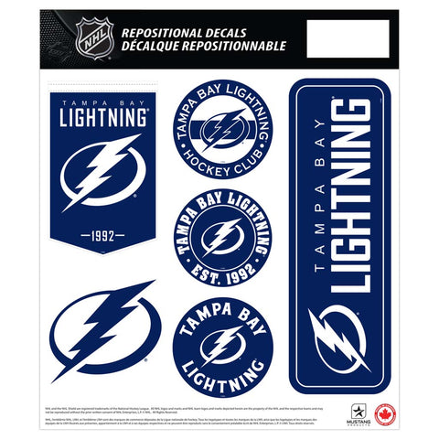 Tampa Bay Lightning Fan Decal Set - 12