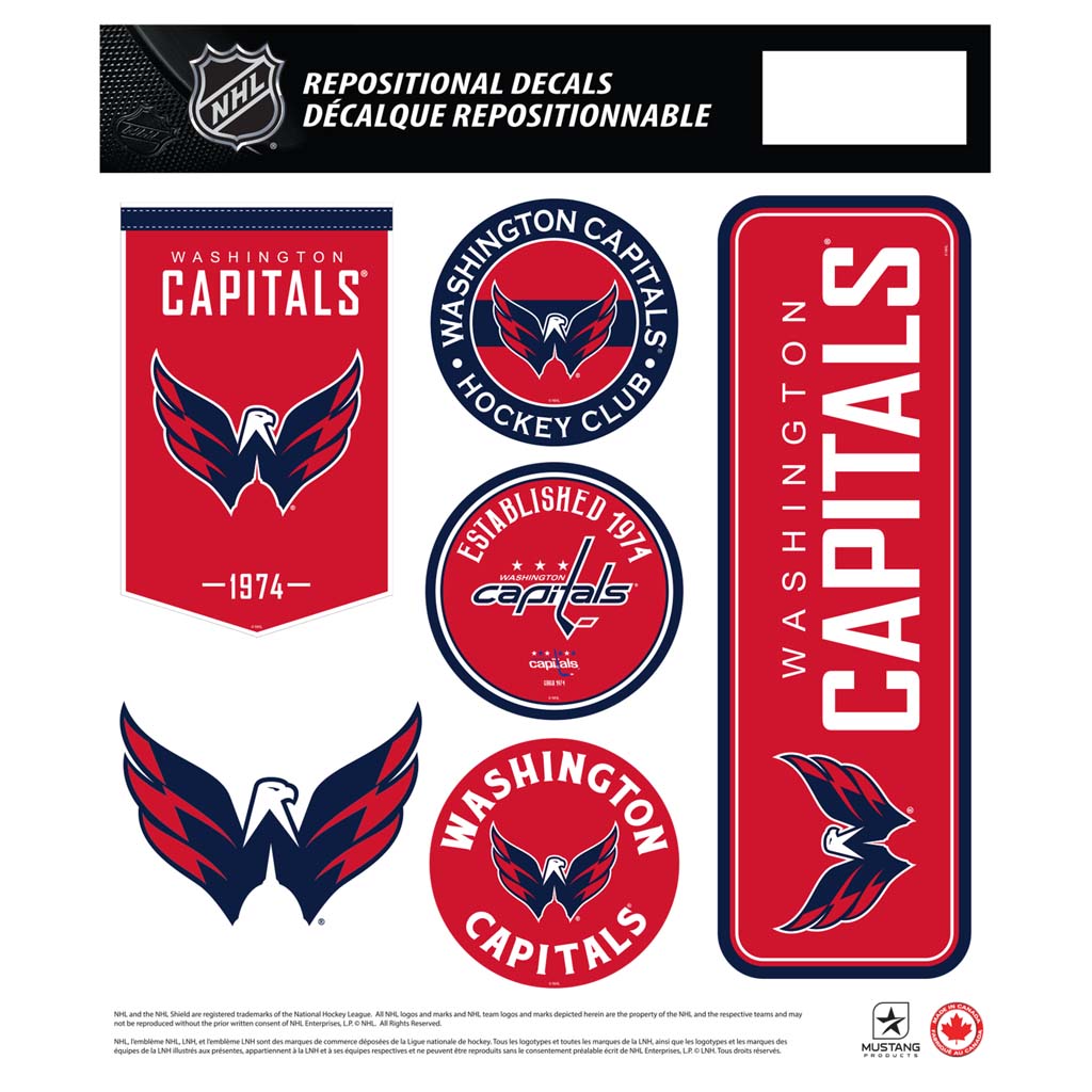 Washington Capitals Fan Decal Set - 12