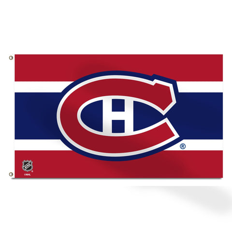Montreal Canadiens 3' x 5' Single Sided Banner Flag