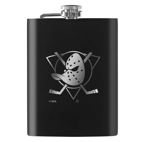 Anaheim Ducks 8oz Laser Etched Flask