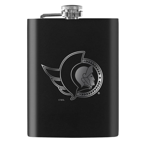 Ottawa Senators Laser Etched 8oz Flask