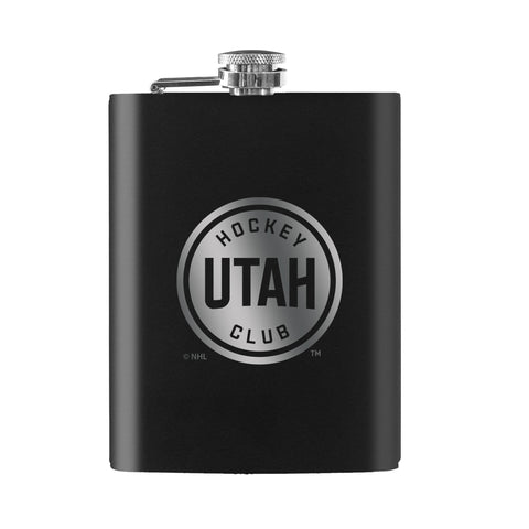 Utah Hockey Club 8oz Laser Etched Flask