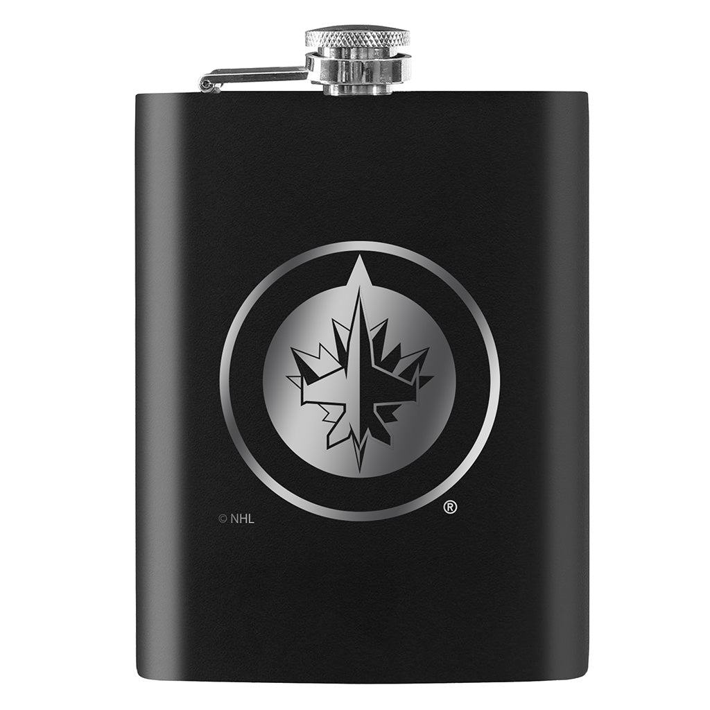 Winnipeg Jets Laser Etched 8oz Flask