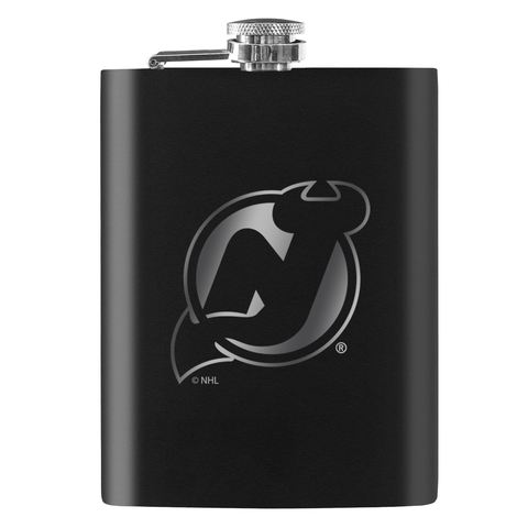 New Jersey Devils 8oz Laser Etched Flask