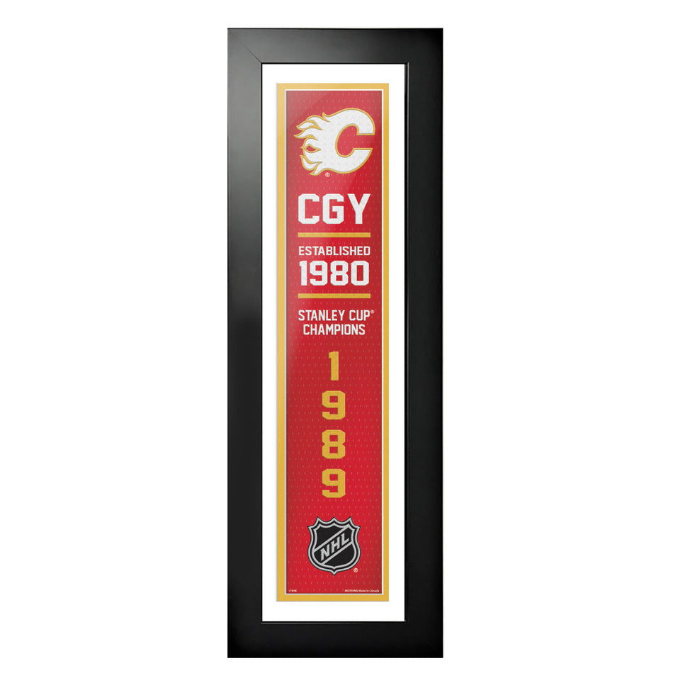 6" x 22" Frame | Calgary Flames | Dynasty