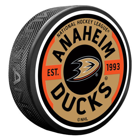 Anaheim Ducks Gear Textured Puck