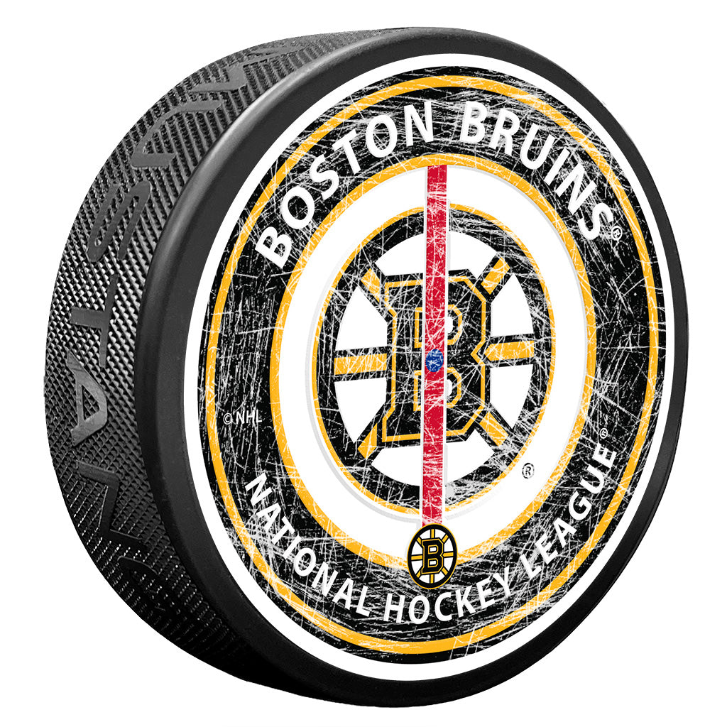 Boston Bruins Center Ice Puck