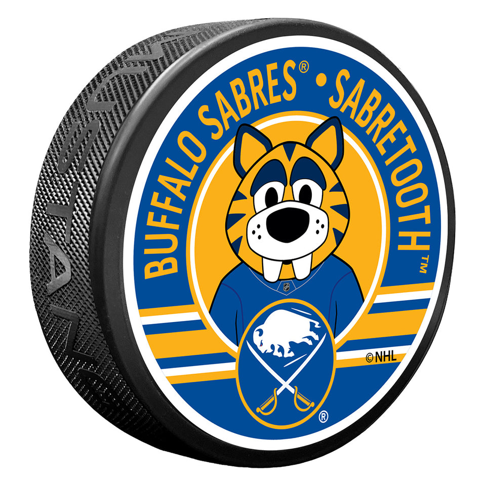 Textured Puck | Buffalo Sabres | Mascot - Sabretooth