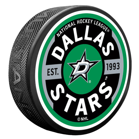 Dallas Stars Gear Textured Puck