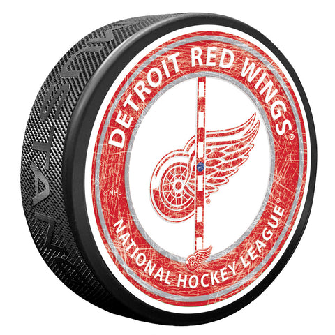 Detroit Red Wings Center Ice Puck