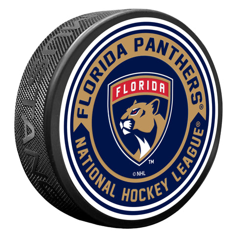 Florida Panthers Arrow Textured Puck