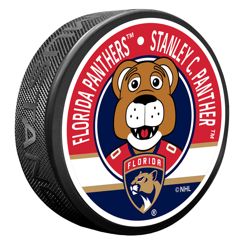 Textured Puck | Florida Panthers | Mascot - Stanley C. Panther