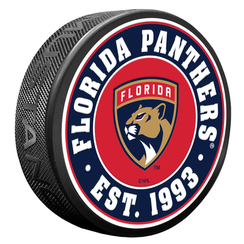 Florida Panthers Established Textured Puck