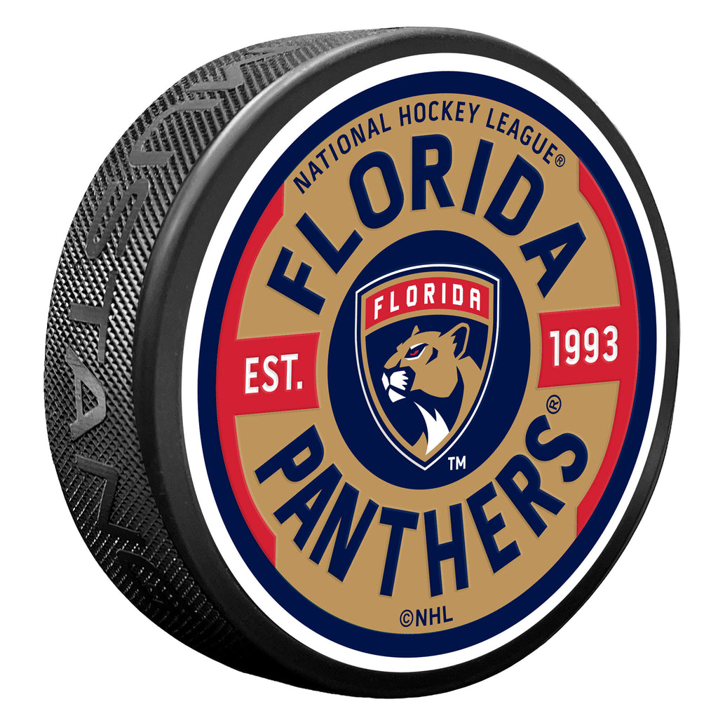 Florida Panthers Gear Textured Puck