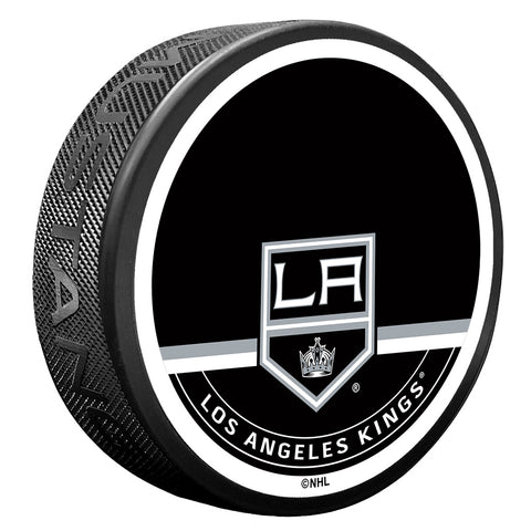 Los Angeles Kings Autograph Puck with Texture
