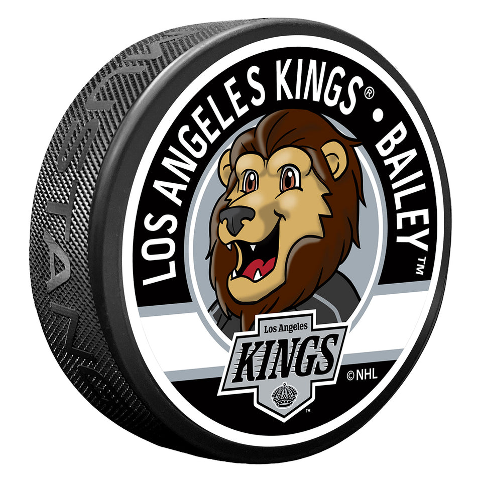 Textured Puck | Los Angeles Kings | Mascot - Bailey