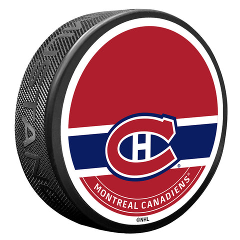 Montreal Canadiens Autograph Puck with Texture
