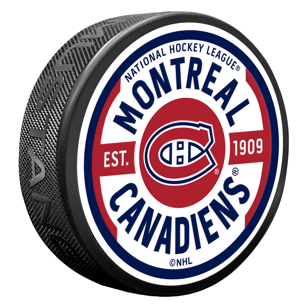 Montreal Canadiens Gear Textured Puck