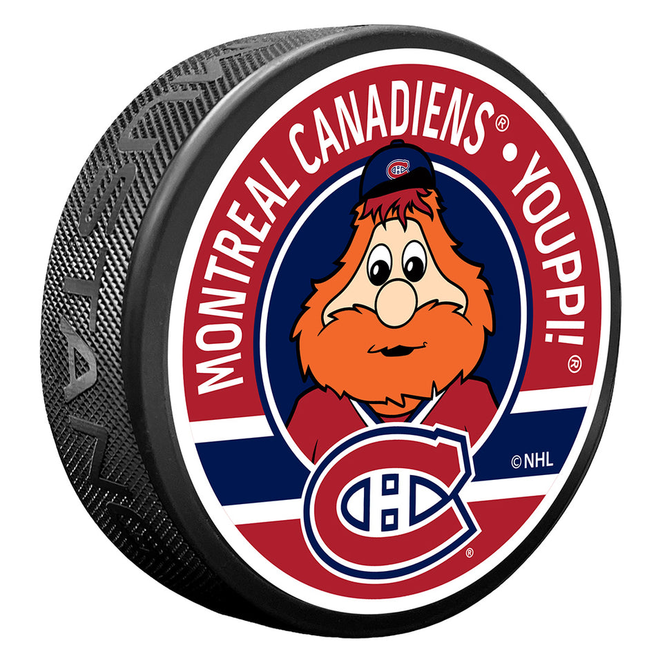 Textured Puck | Montreal Canadiens | Mascot - Youppi!