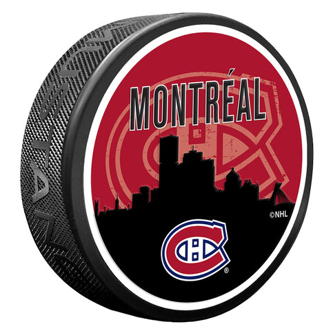 Montreal Canadiens Skyline Puck