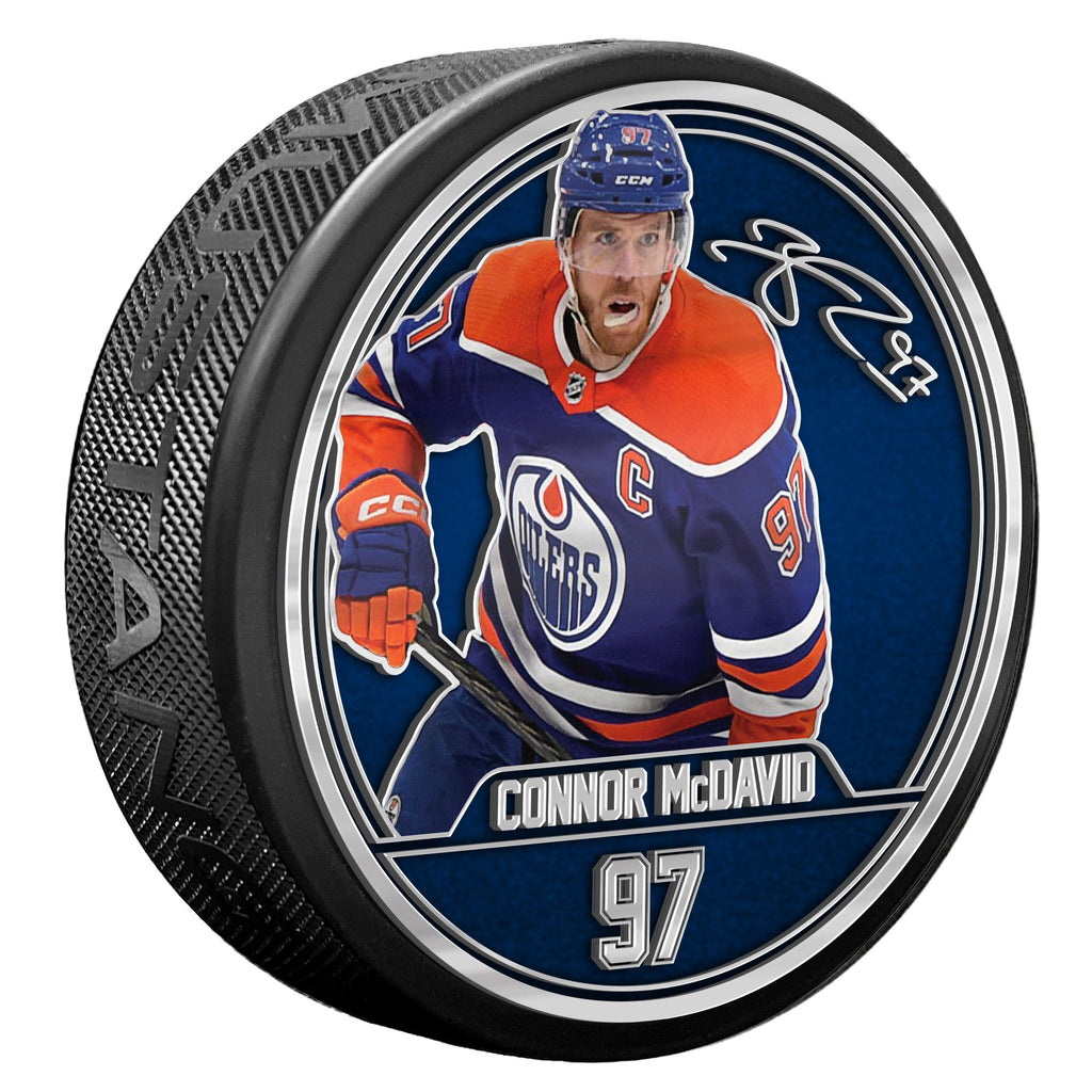 Connor McDavid Medallion Puck