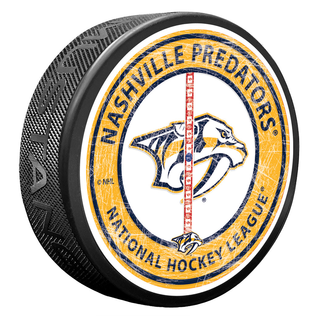 Nashville Predators Center Ice Puck