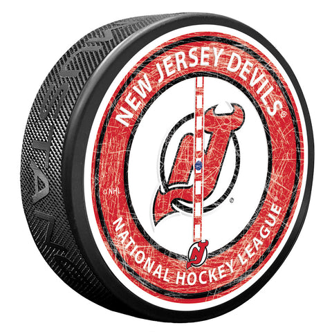 New Jersey Devils Center Ice Puck
