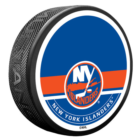 New York Islanders Autograph Puck with Texture